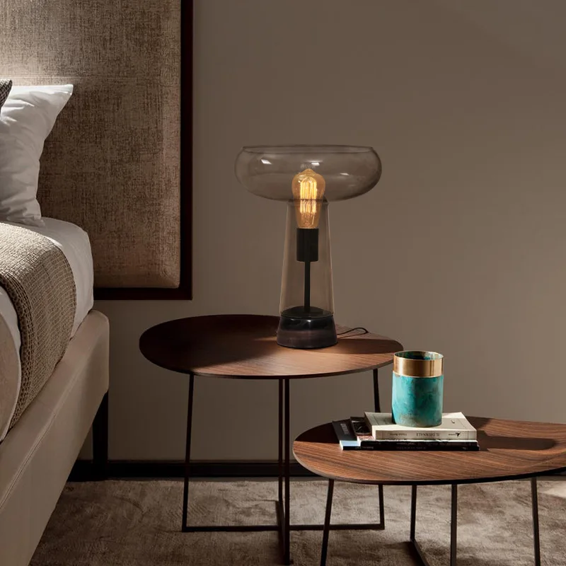 Modern Home Decor Lamps Glass Lamp Table Lamp For Living Room Bedroom Beside