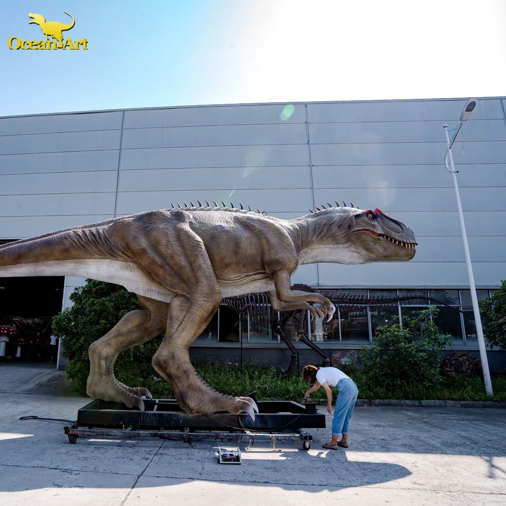 Attraction Dinosaur Theme Park Outdoor Lifesize New Technology Animatronic Dinosaur Model