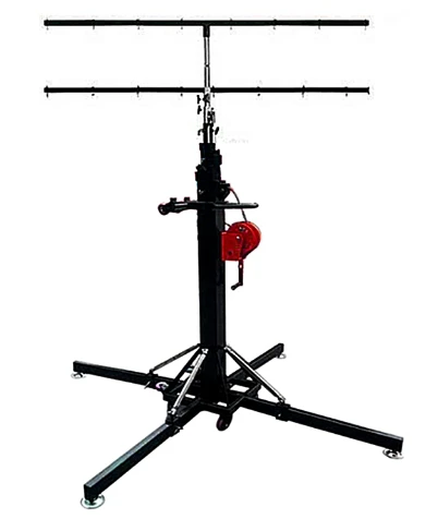 4 m Height 3 m Long Triangle Truss  Crank Stand Kit Winch Cranks Light Tower