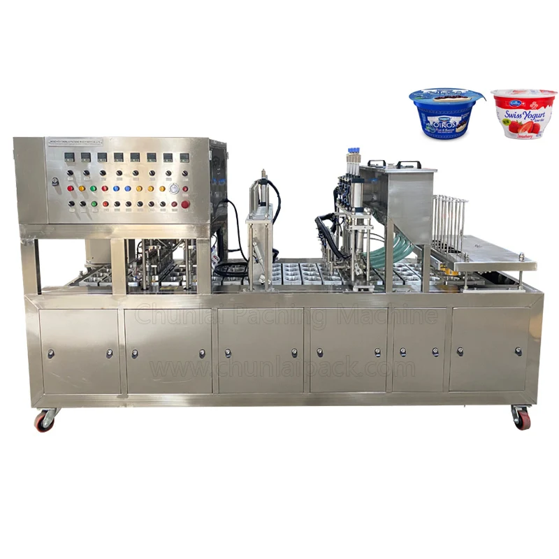 Apple Juice BG Series Strawberry Jam  Custard Pudding Jelly Cup Filling and Sealing Machine