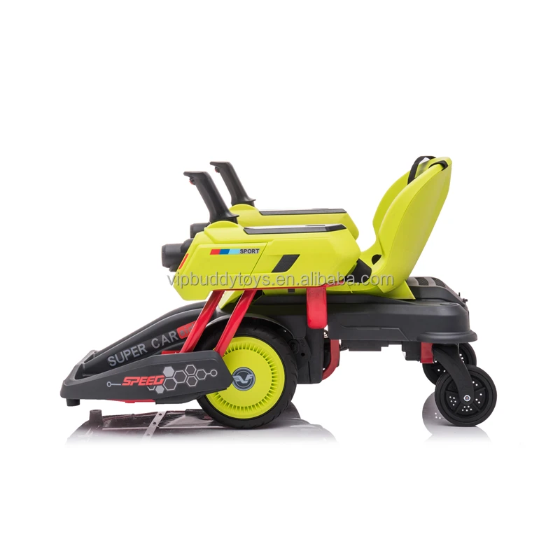 2022 New Hottest Kids Electric Ride on Robot Mecha Chariot Combat Vehicle Children Drift Car Kart Plastic Material Ride Car Kids