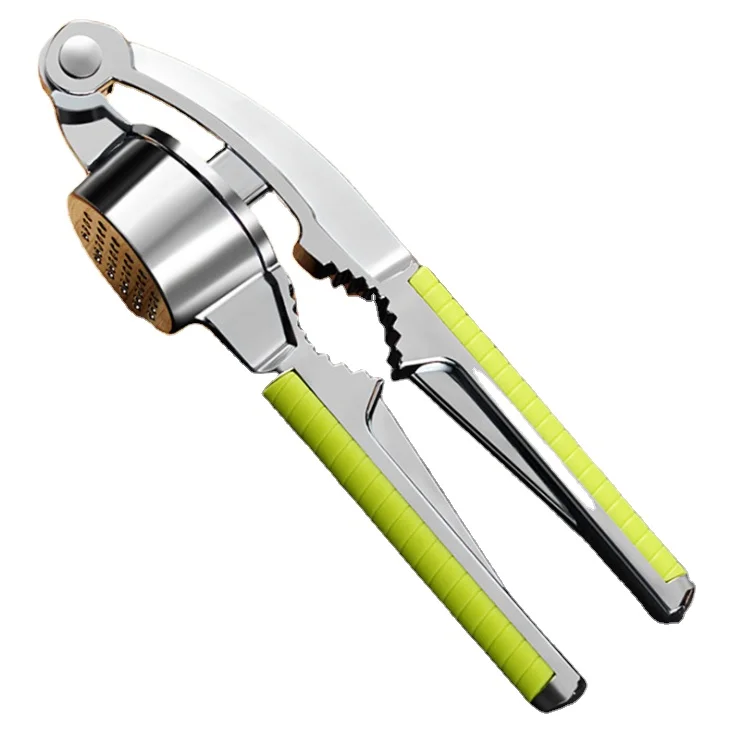 Household garlic press manual ginger garlic press stainless steel