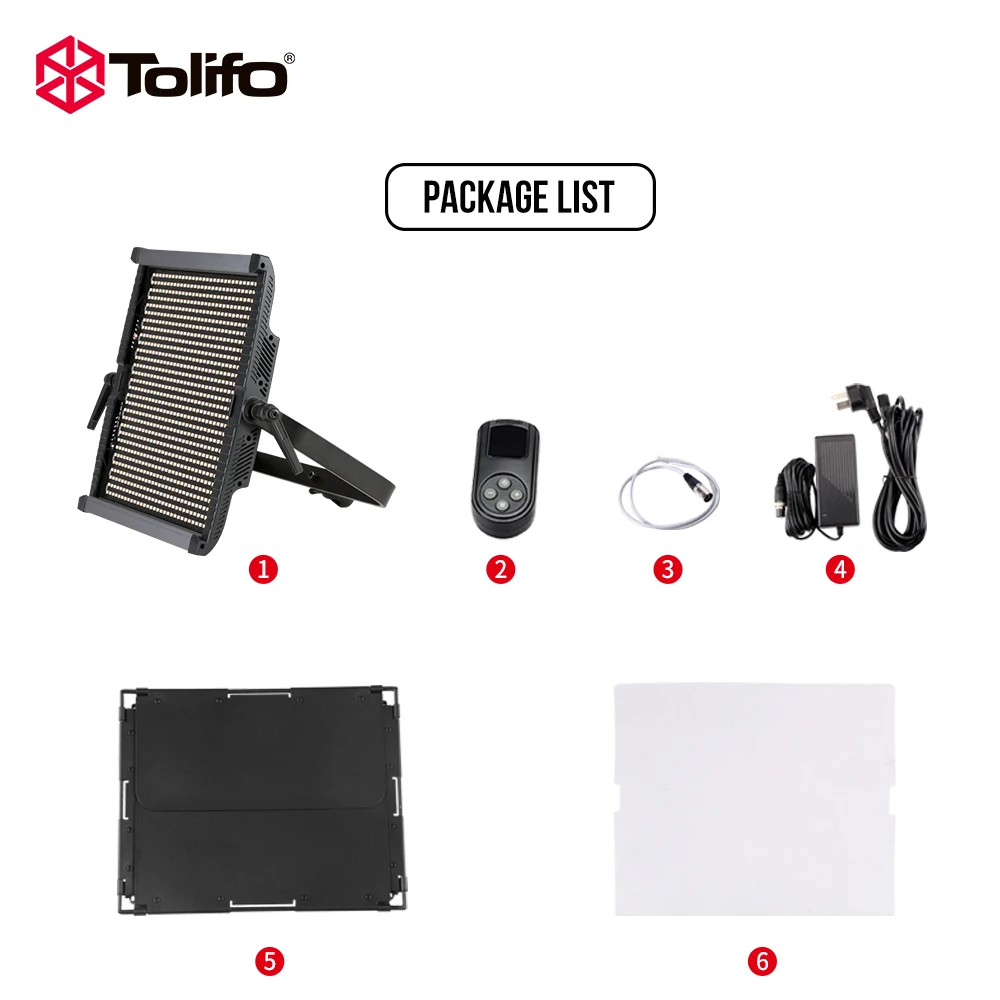 Guangdong Tolifo Professional Audio Video Lighting Bi color LED Photography Studio Panel Light