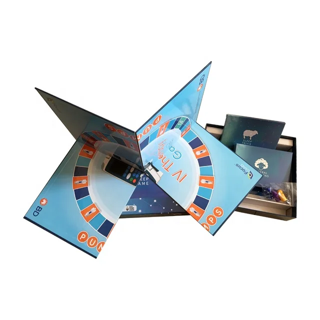 
Wholesale Popular Entertainment Custom Kids Educational Board Game Printing 