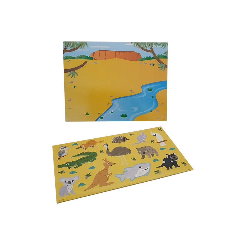 CVP Reusable Personalized Scene Animals Sticker