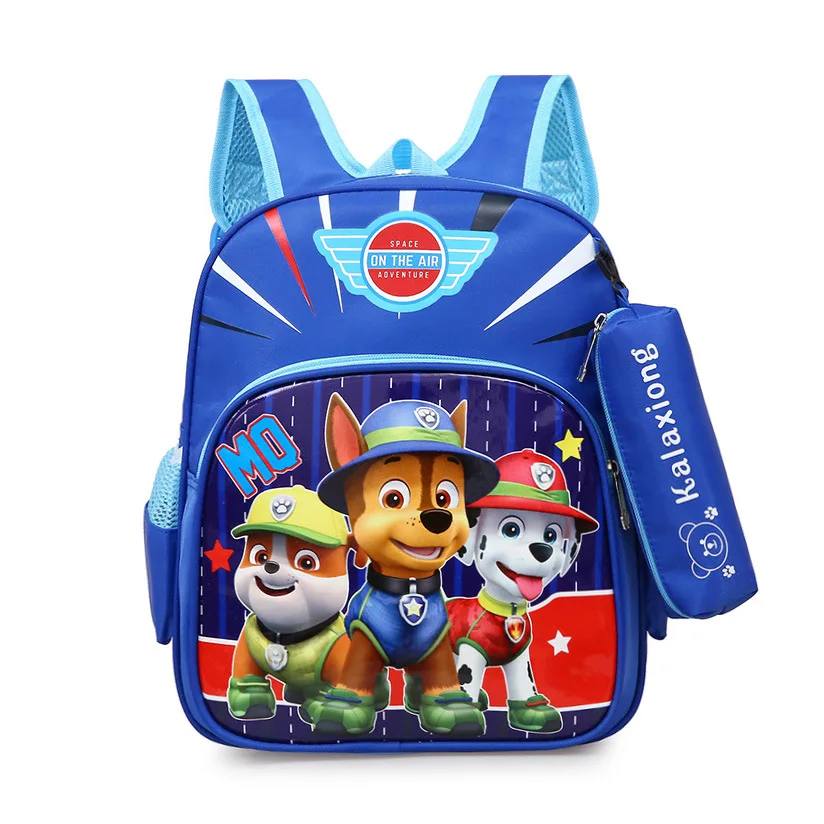 Kindergarten schoolbag new cartoon pattern printed in large class boys and girls backpack lightweight student schoolbag