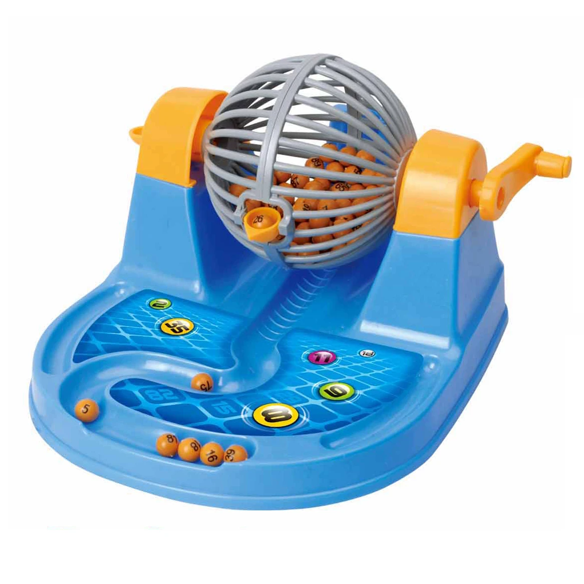 BGL 90 Numbers 24 48 72 Cards Plastic Hand Bingo Lotto Lottery Game Machine For Kids