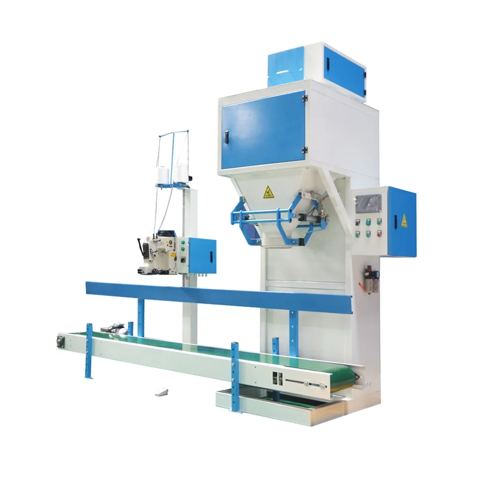 Bagging Machine 3-6 Bags/min Flour Rice Fertilizer Granular Big Bag Filling Packing Machine 5kg 10kg 20kg 25kg 50kg