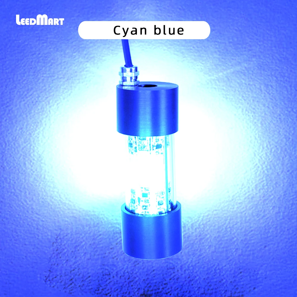 hot sale IP68 100W 200W LED fish light lure float underwater green attracting light  fishing light