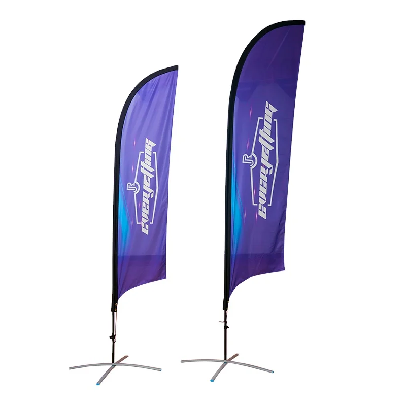 Outdoor Feather Flag Promotional flag and Banners Custom Advertising Beach Flags Teardrop Banner