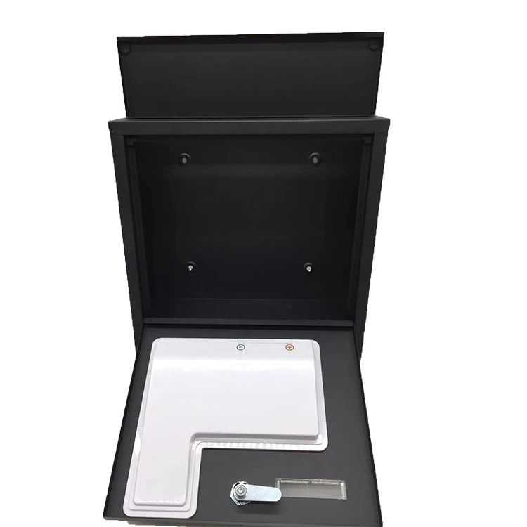 OEM galvanized steel High Quality solar Mailbox Postbox Residential wall mounted outdoor mailbox