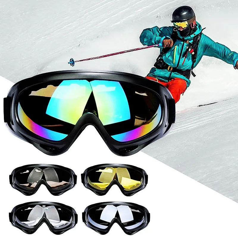 Factory Cheap Wholesale Outdoor Adult Professional Wind And Uv Protection Snow Goggles Ski Glasses Snowboard Skating Ski Goggles