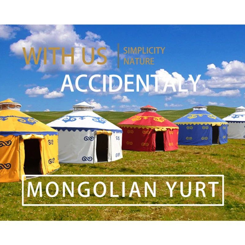 
 Роскошная монгольская юрта-палатка диаметром 3-10 м  