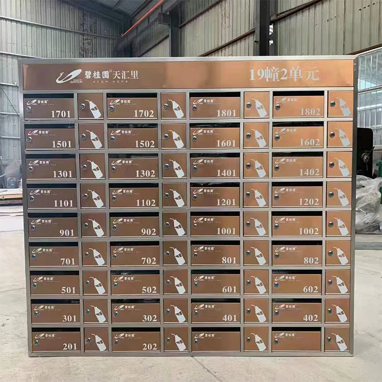 Outdoor Garden Postal Mailbox Apartment Metal Mailbox Waterproof Metal Key Lock Wall Mounted Post Mailbox