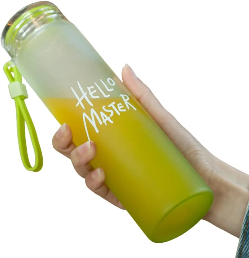 R 2023 New Colorful Custom Thermos Tea Sport Drinkware Glass Frosted Bottle Water Drinking Bottle Insulated Water Bottle