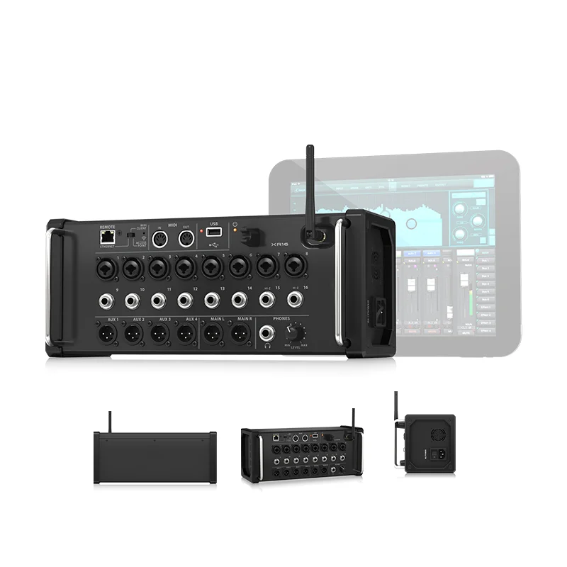 Good Manufacturer XR16 for Karaoke Digital Audio Mixer Karaoke Audio Digital