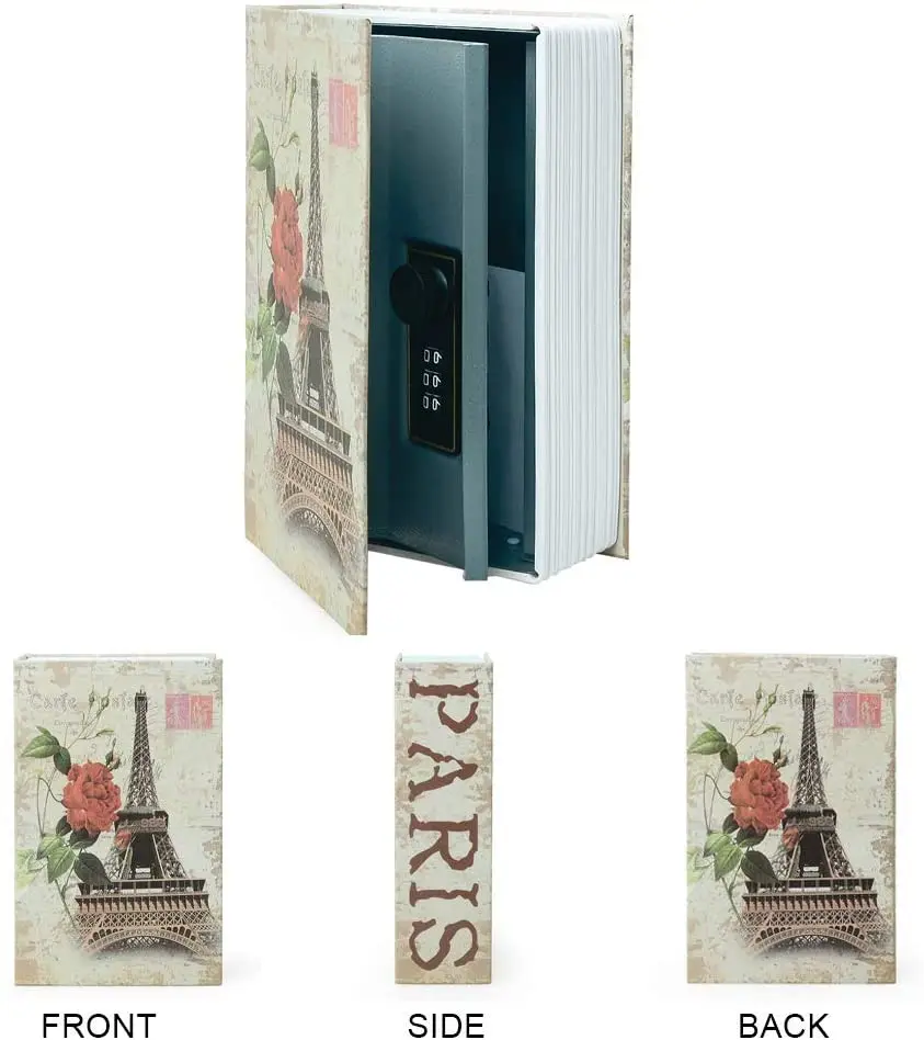 Сейф ящик для хранения в словаре секретная банка с кодовым замком для изменения документа для скрытия