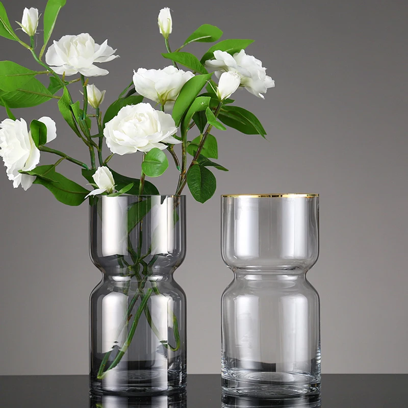 Top quality flower vase nordic glass vase glass vase for flowers