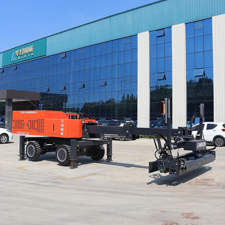 factory sale Fully hydraulic high-efficiency leveling Concrete vibrator Vibration Fully automatic concrete laser screed machine