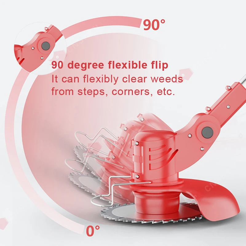 Grass cutting machine brush cutter professional mowers trade hand holding power trimmer with travel wheels