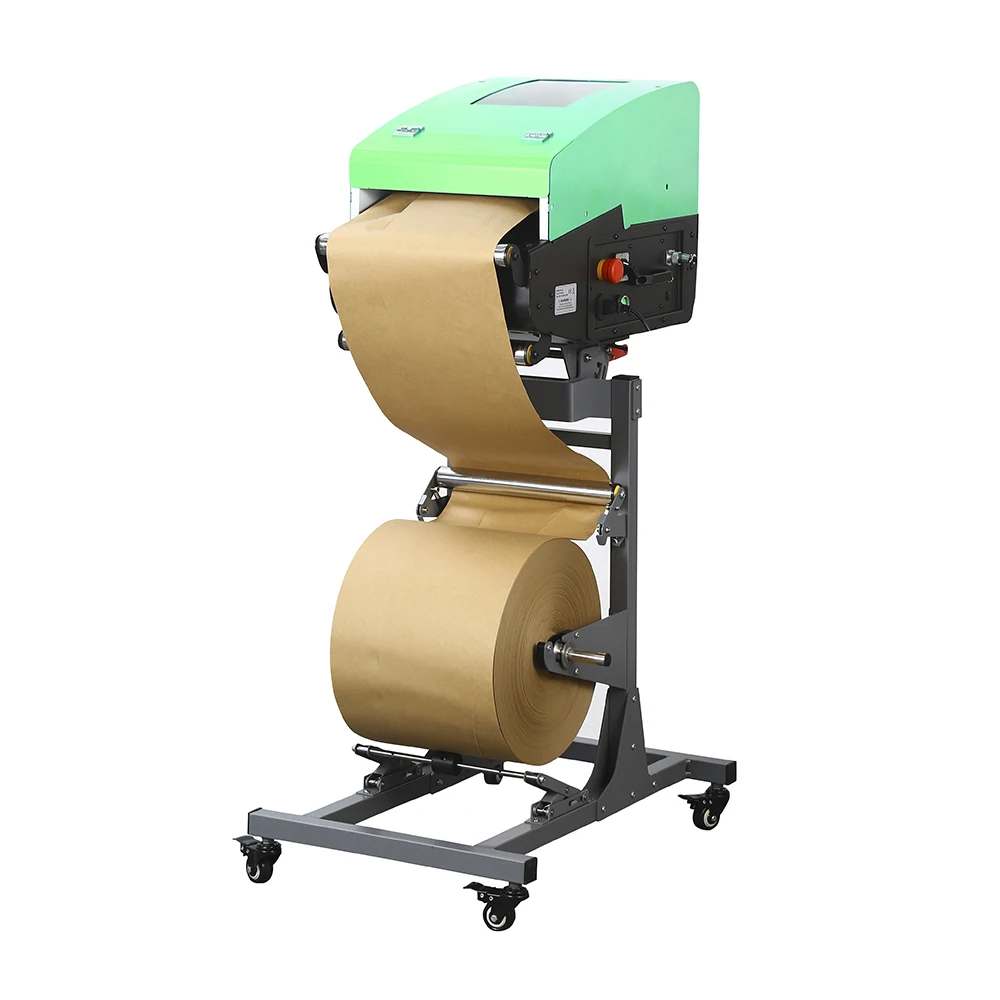 The latest design of kraft paper cushion distributor biodegradable protective packaging