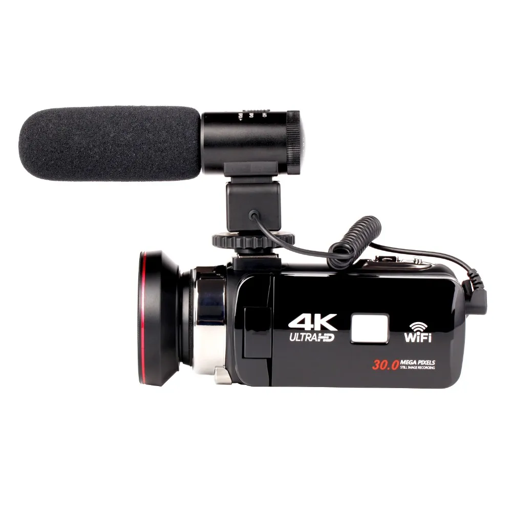  Цифровая камера 4K HD видеокамера с 3 0 дюймовым 270 градусным экраном цифровой видеорегистратор WiFi для
