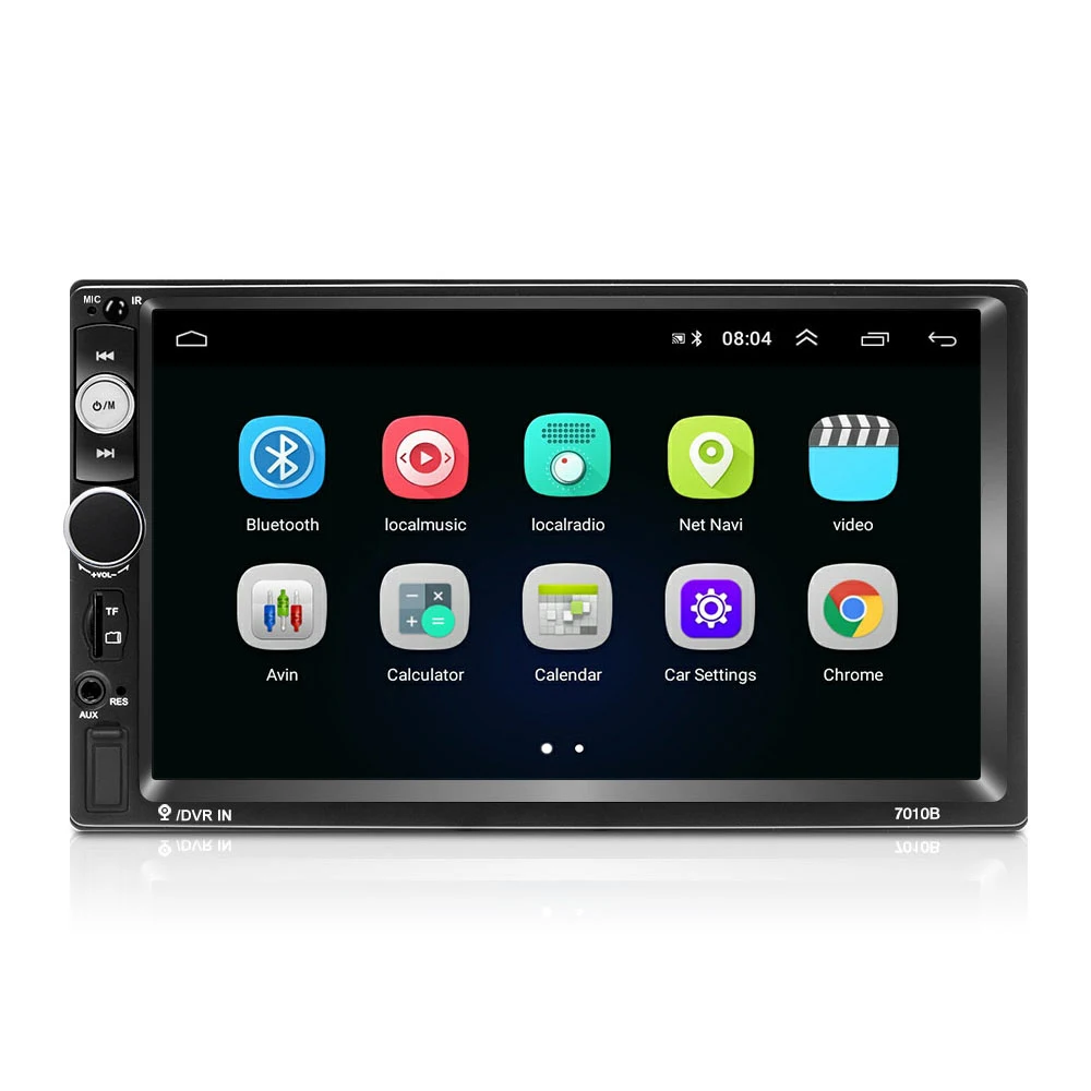 7010 Android 12 MP5 Video Player with GPS/WIFI/Carplay Radio 7 -inch with knob touch screen driver DVD player
