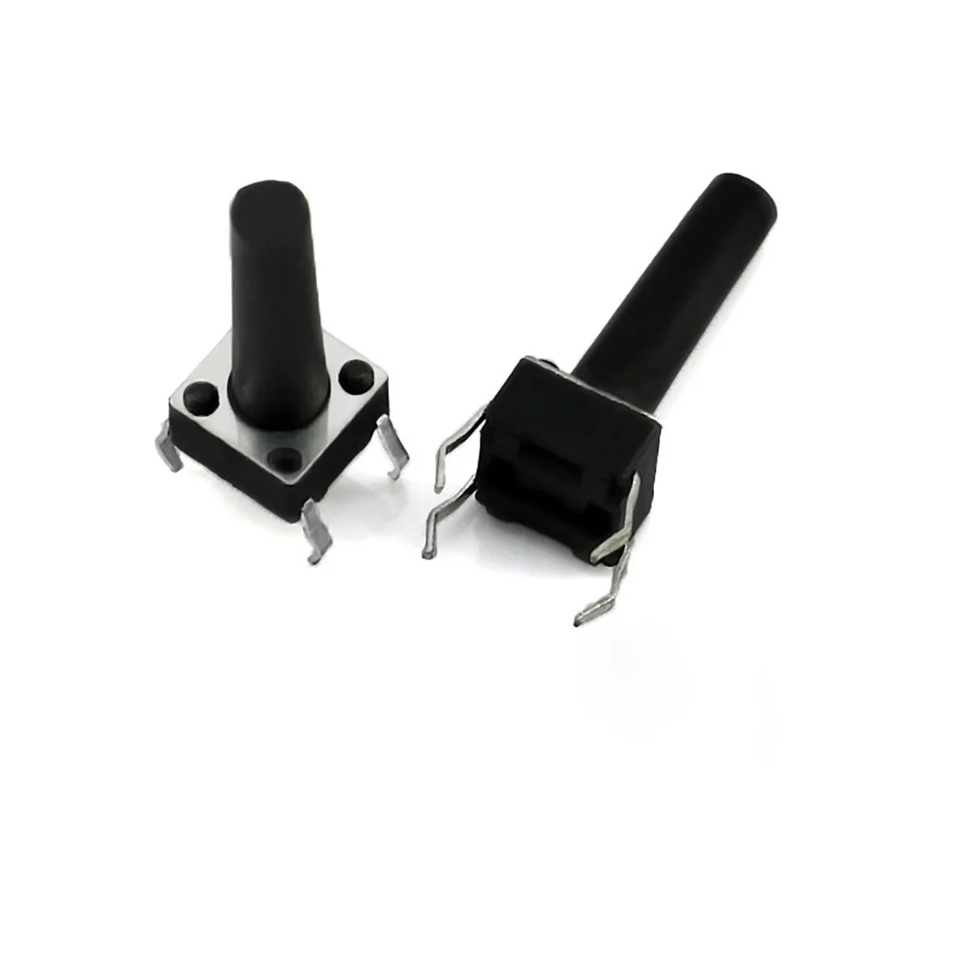 6x6 manufacturers 5 pin DIP tactile push button switches momentary 12v touch switch 100000 cycles lifetime