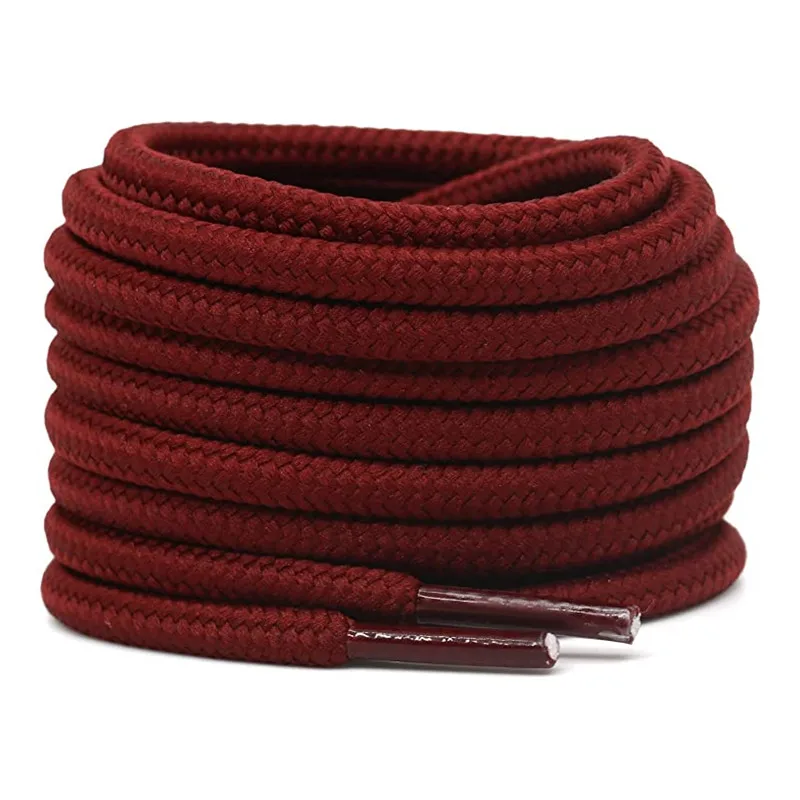 Yrunfeety Shoe Laces Custom 60-180CM Round Rope Shoelaces 5MM Shoe Strings Polyester Sport Shoelaces for Athletic Laces Shoes
