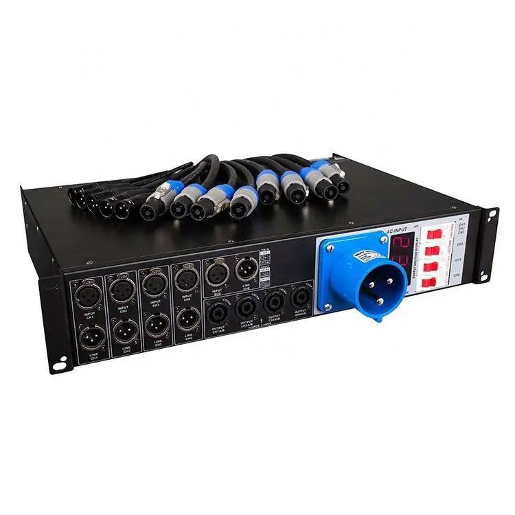 LAS4+8 Linear Array Power Sequencer Used in Public Broadcasting Sound Equipment Stage Sound Specialty