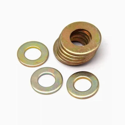 Low Moq Customized DIN 125 Colored Zinc Flat Pad Stamping Washer