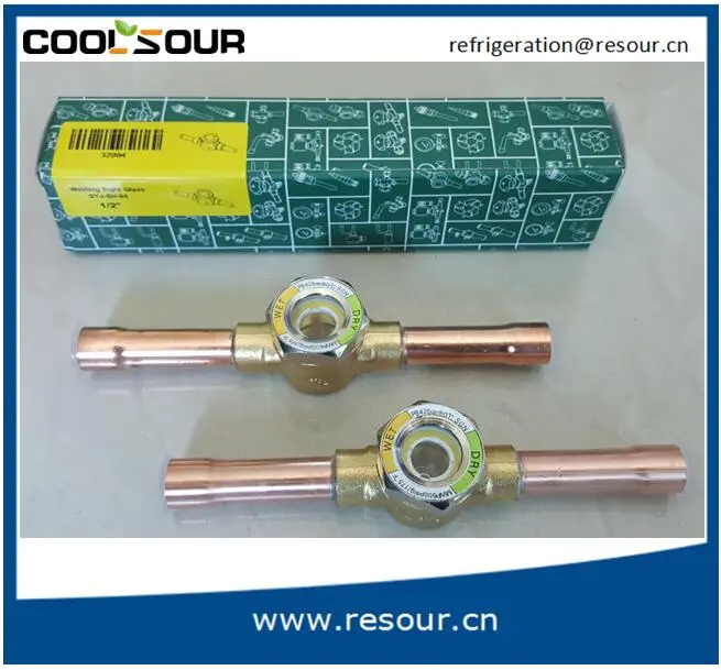 SG series Cheap Price Refrigeration Fittings Brass Oil Level Valve Sight Glass