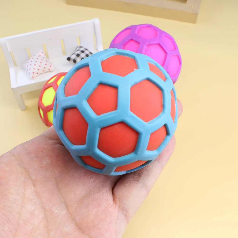 handmade Soft TPR Squeeze Toys taba squishy Relief Rainbow ball Knead For Kids Birthday Christmas Gifts Squeeze Toys