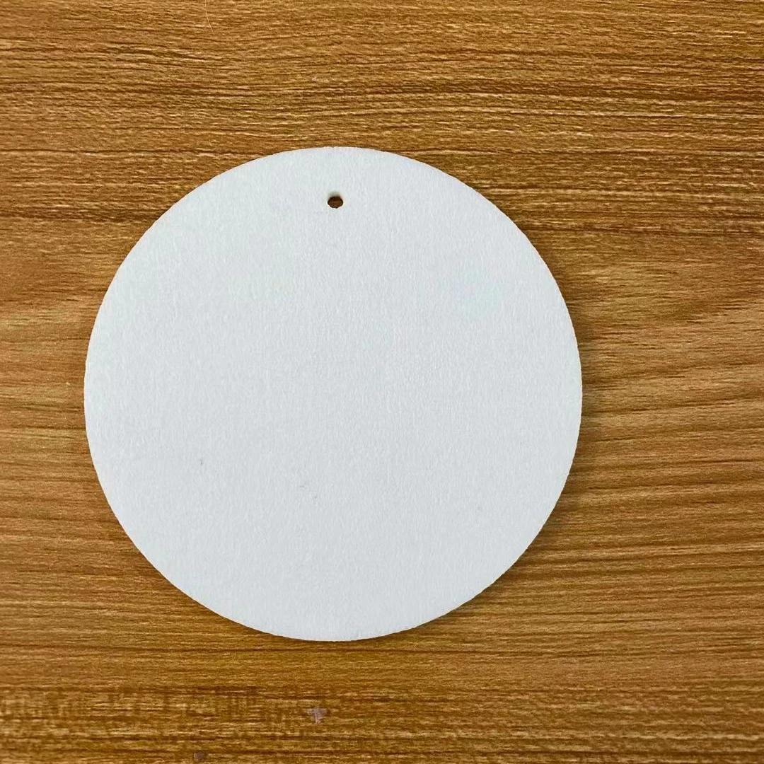 Hot sale sublimation car air freshener blank essential oil felt pad