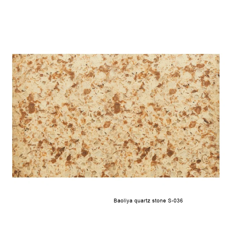 Baoliya artificial quartz stone for counter top vanity top customized size 3050*760*15mm , 2000*760*15mm