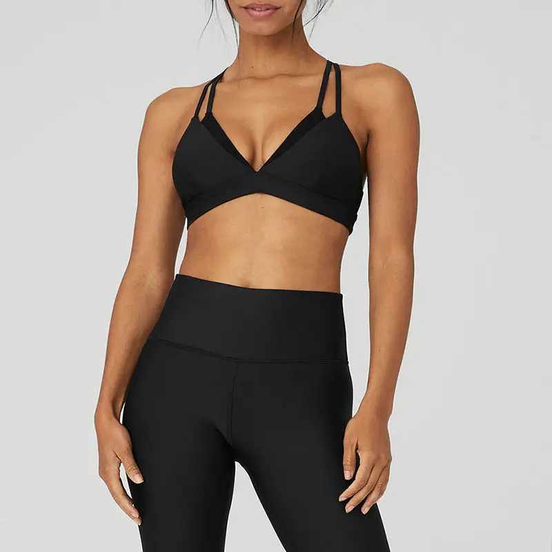Hot Sexy Sports Bra Suppliers U Neck Athletic Sexy Active Wear Yoga Workout Yoga Sports Bra