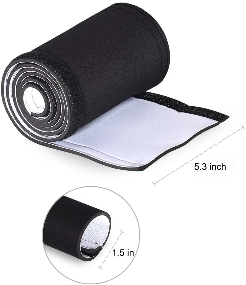 118-Inch Cable Management Sleeves with Cable Ties Neoprene Cable Organizer Cord Cover Wire Hider for TV Computer Office Theater