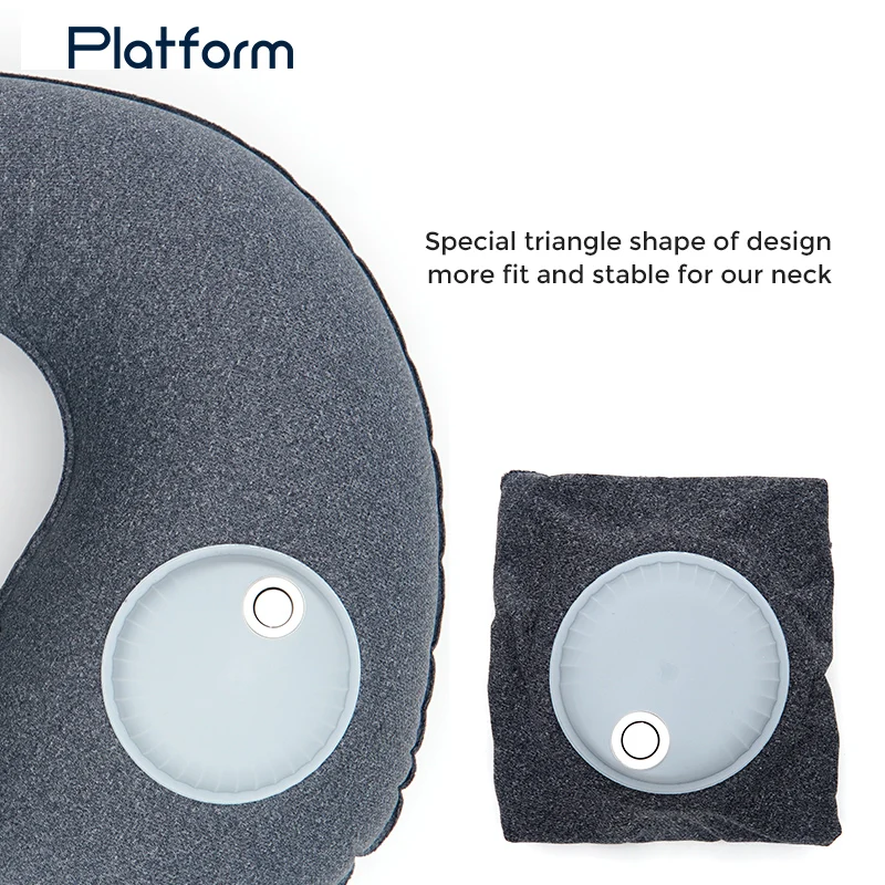 Ultralight Inflatable Camping Travel Pillow Compressible, Compact, Comfortable, Ergonomic Inflating Pillows Inflatable Pillow