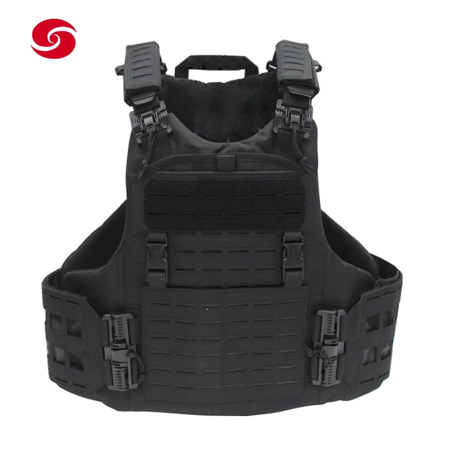 Quick Release Laser Cut Tactical Molle Vest Combat Plate Carrier