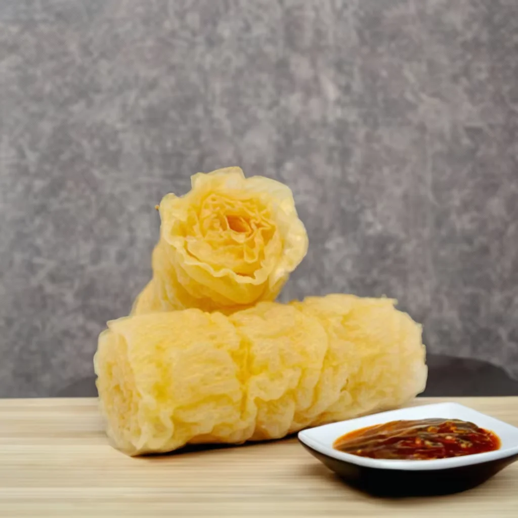 HACCP Certified ,That happy snack is called fried  FRIED BEAN CURD SKIN