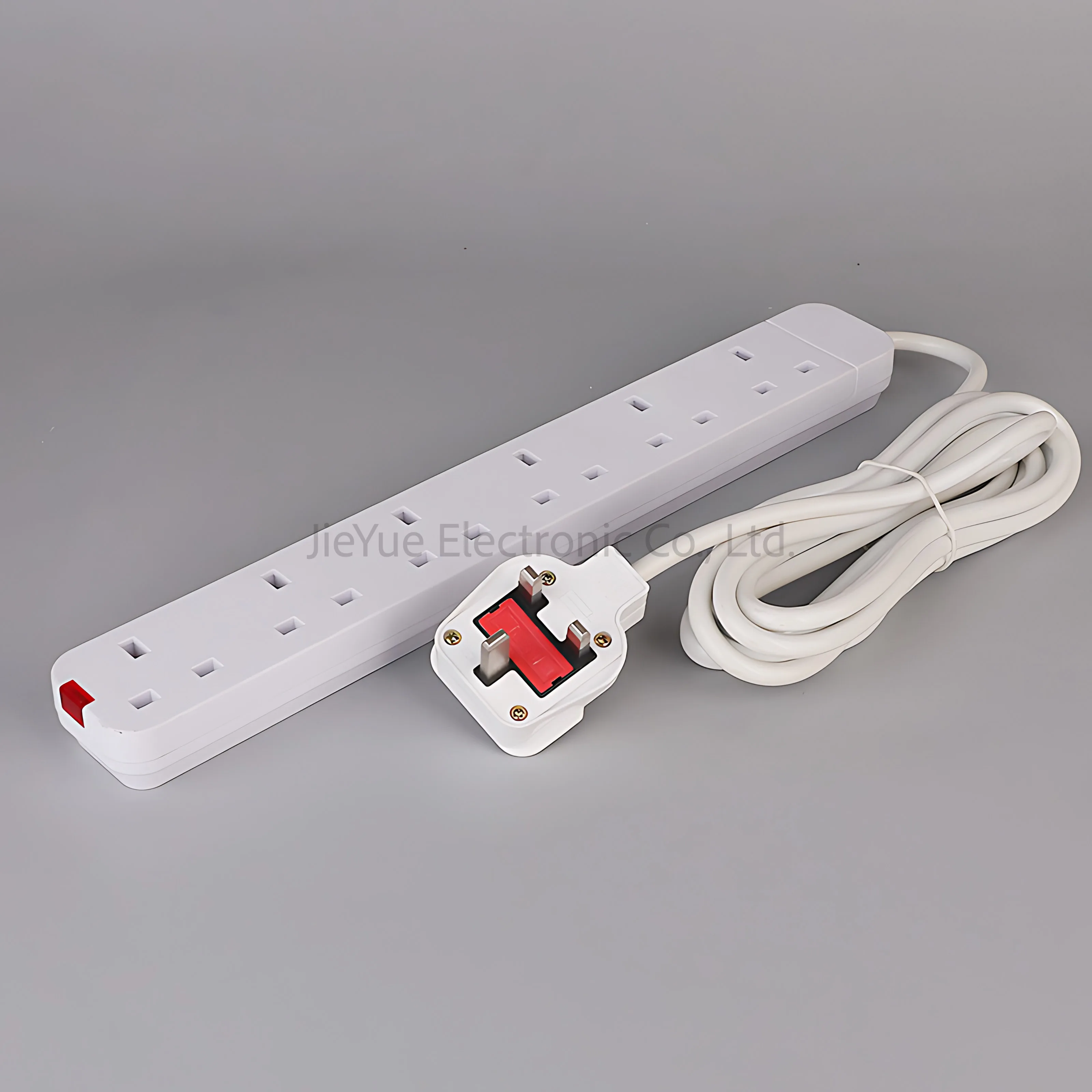 Power Strip with Extension Cord and Socket, African British Standard UK Plug 13A 3-meter Length