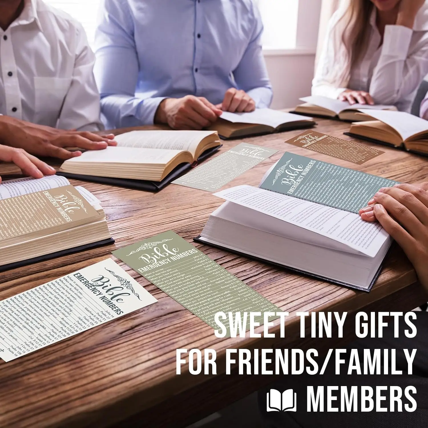 Bible Emergency Numbers Bookmark Christian Bookmarks for Church Welcome Gifts Bible Index Bookmark Cards