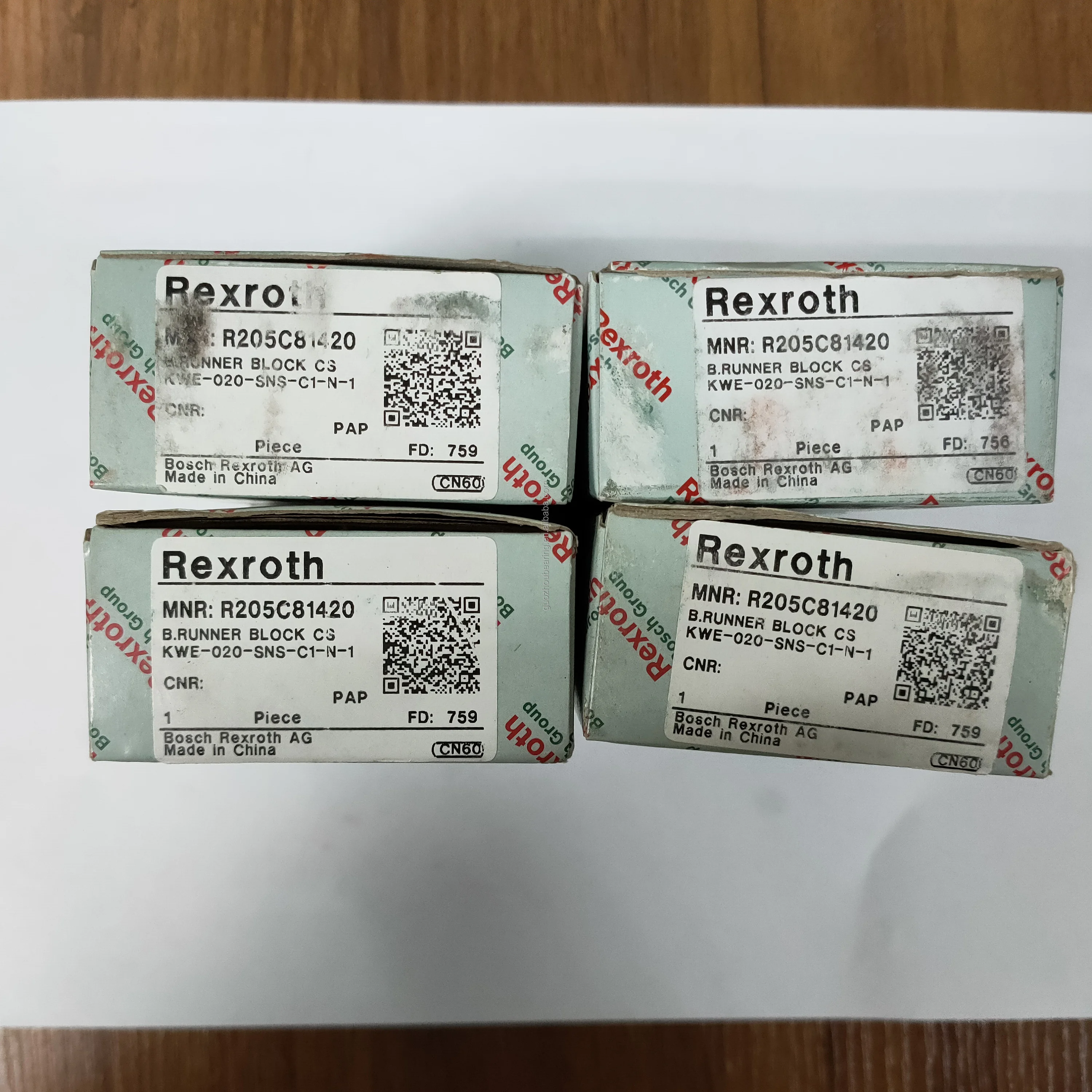 Линейный подшипник R205C81420 для станка с ЧПУ
