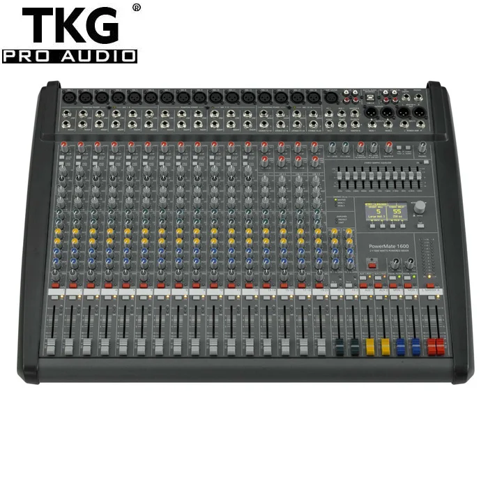 TKG PM1600-3 Powermate pm1600 Powermate1600 1000W 16 channel mixer power mixer professional mixing console