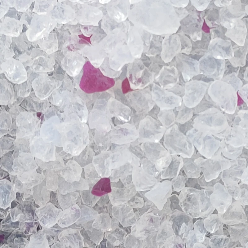 Factory Direct Wholesale 1-8mm 1.6kg Pet Products Supply Silica Gel Sand Filler Clean Blue Crystal Silicone Cat Litter