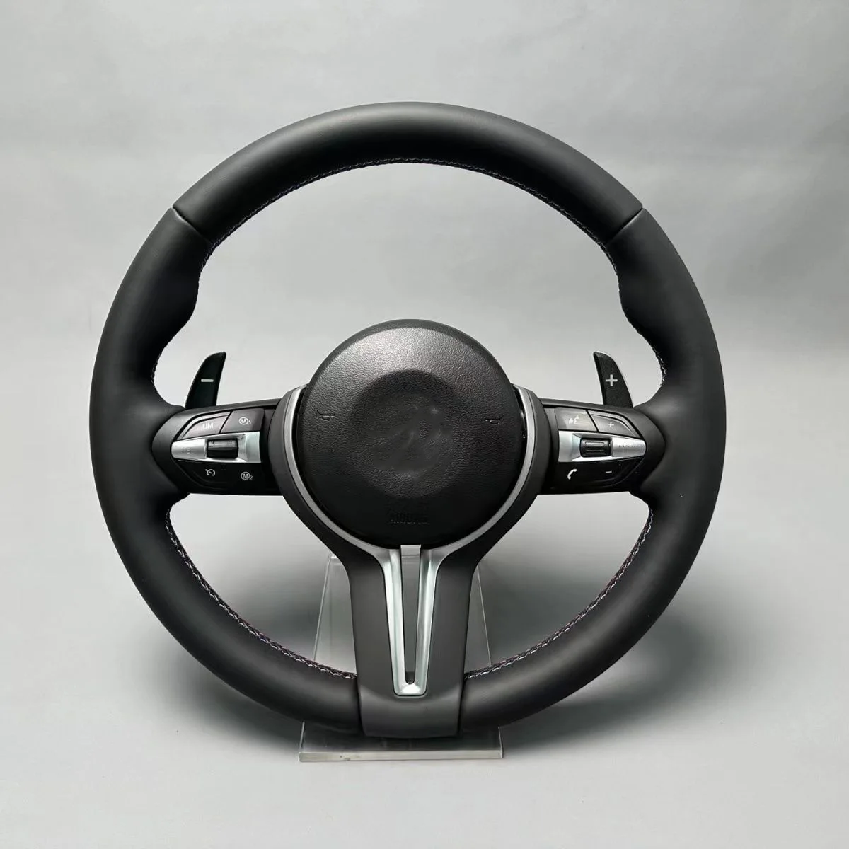 Автомобильный спортивный кожаный руль для BMW M2 M3 M4 M5 M6 F30 F10 F35 F22 E46 E90 E92 F32 E60 F serie автомобиля