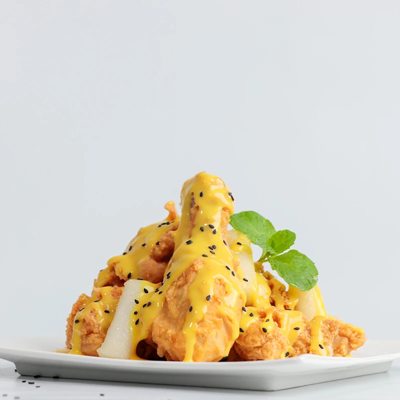 Большое количество низкая цена 1 кг соуса со вкусом меда и горчицы кг/12 пакетов в коробке Азиатский жареный куриный соус для ресторана/домашнего использования
