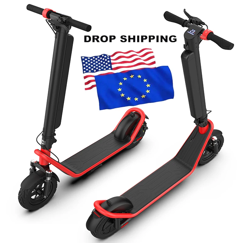 Wholesale China factory stocks 450w powerful motor LED display off-road escooter X11 adult folding mobility electric scooters
