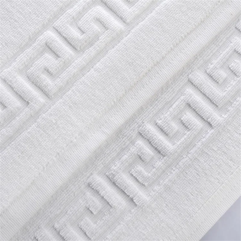 70x140cm Hotel Luxury Jacquard White Bath Towel Set 100% Cotton Large Beach Towel Brand Absorbent Quick-drying Bathroom Towel