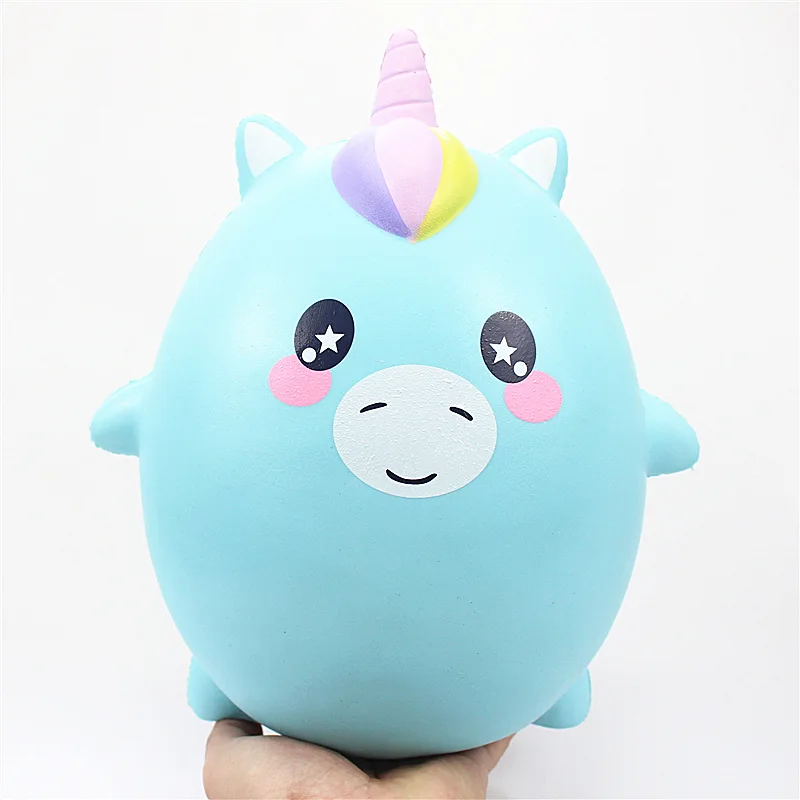 Squishies Jumbo панда Единорог кавайные мягкие гигантские животные медленно восстанавливающие форму игрушки для снятия стресса